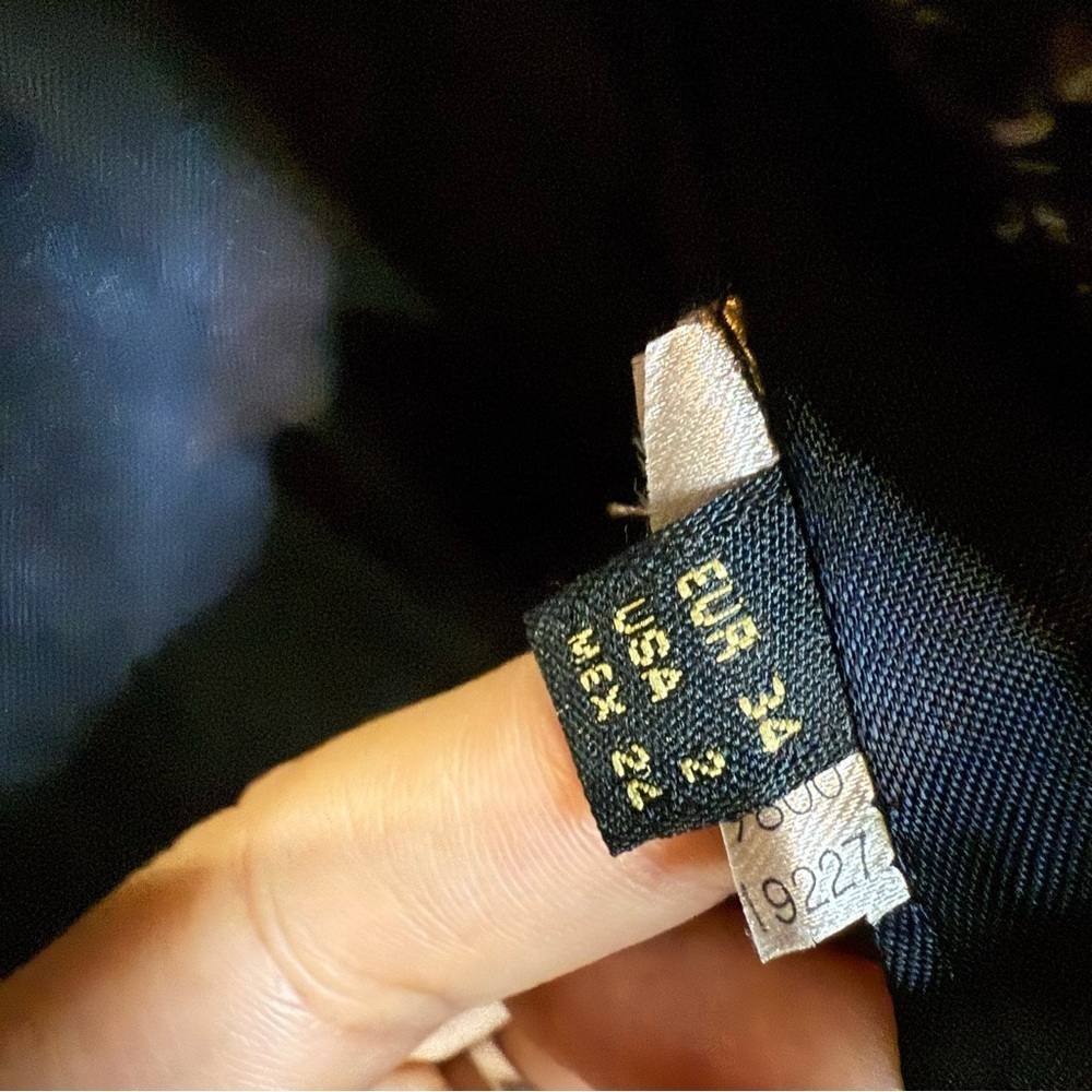 Massimo Dutti Black and Gray Blazer with Notched Lapel - Picture 8 of 13